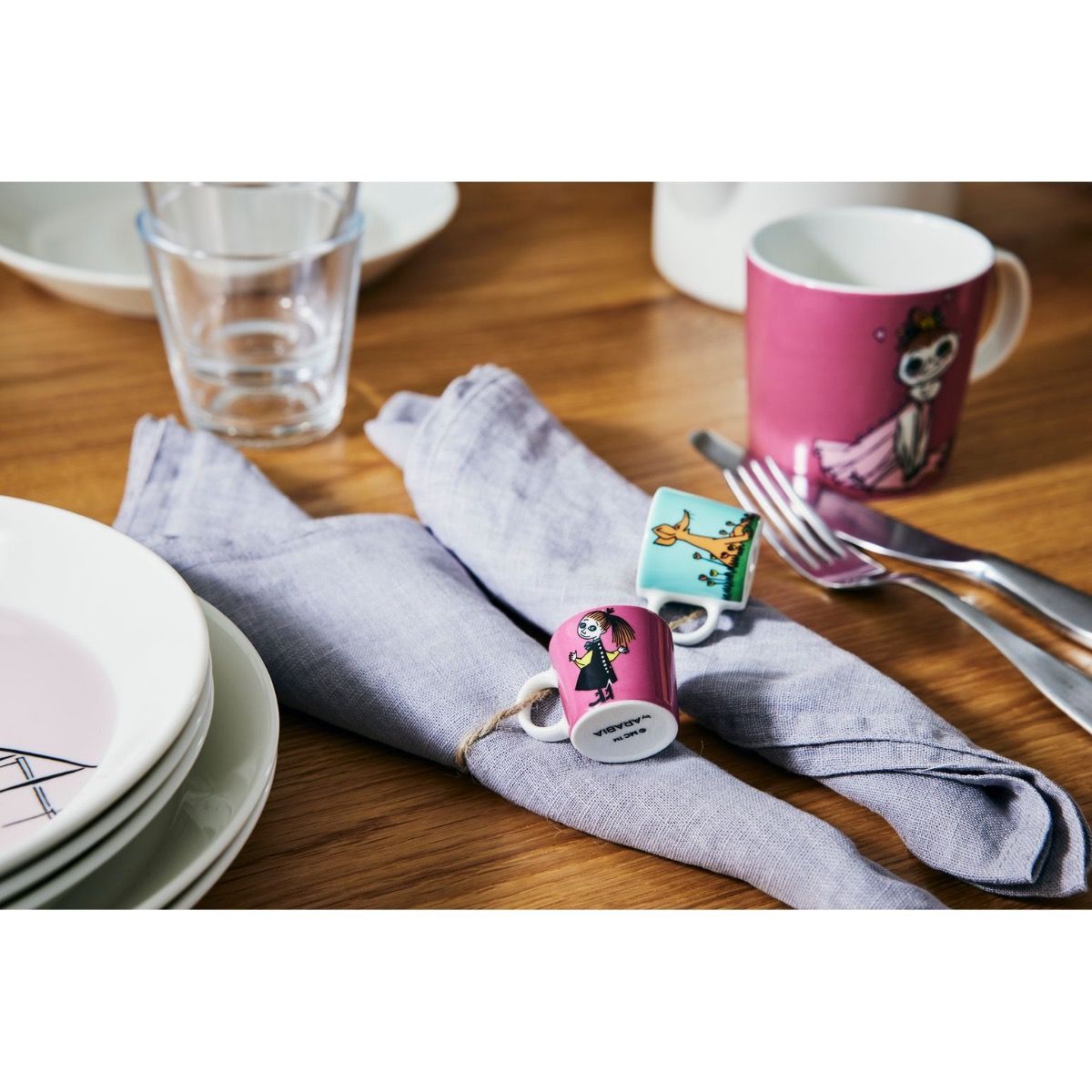 Arabia Number third Classic MINI Moomin Mugs - 6-pack - 3