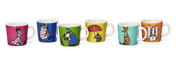 Arabia Number third Classic MINI Moomin Mugs - 6-pack