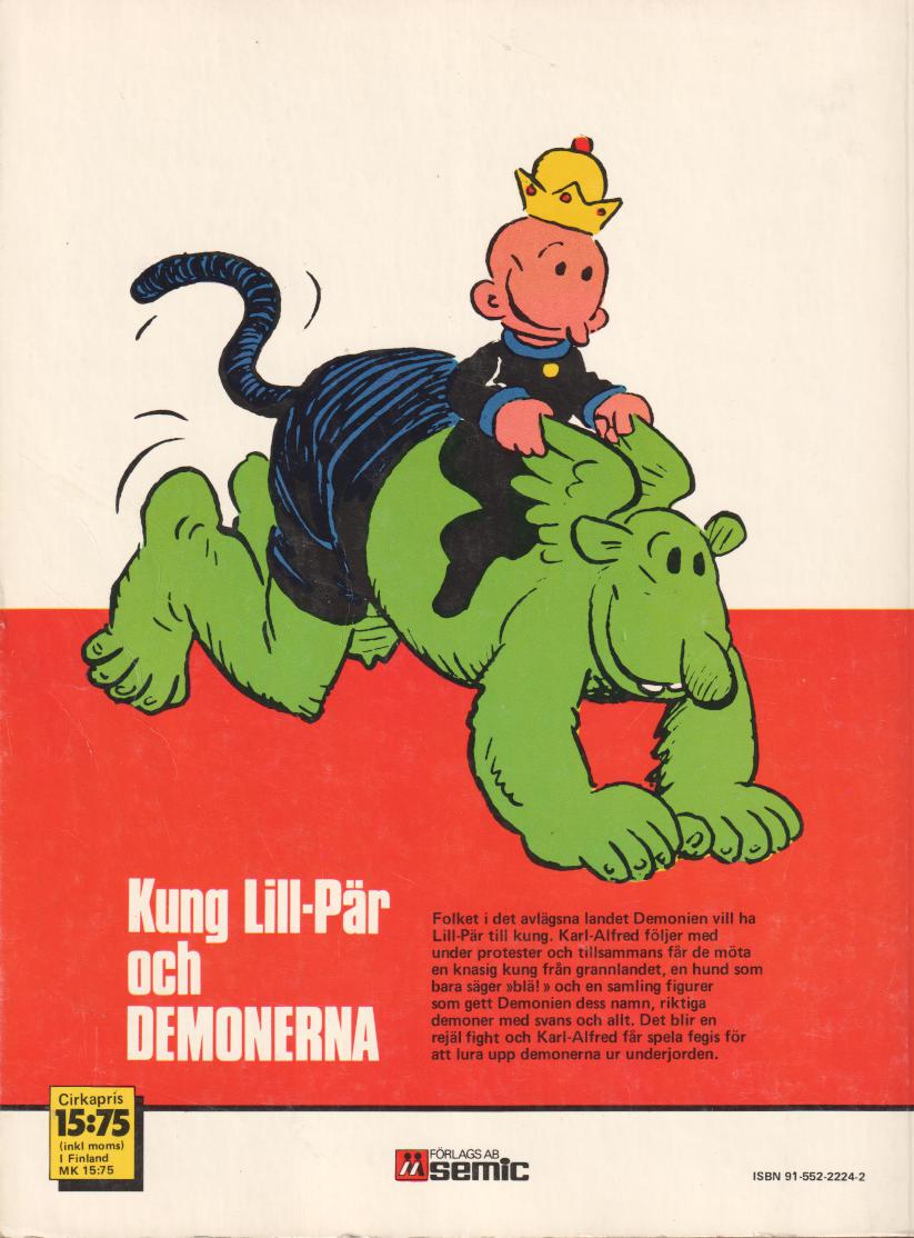Karl-Alfred Kung Lill-Pär och demonerna, begagnad - 2