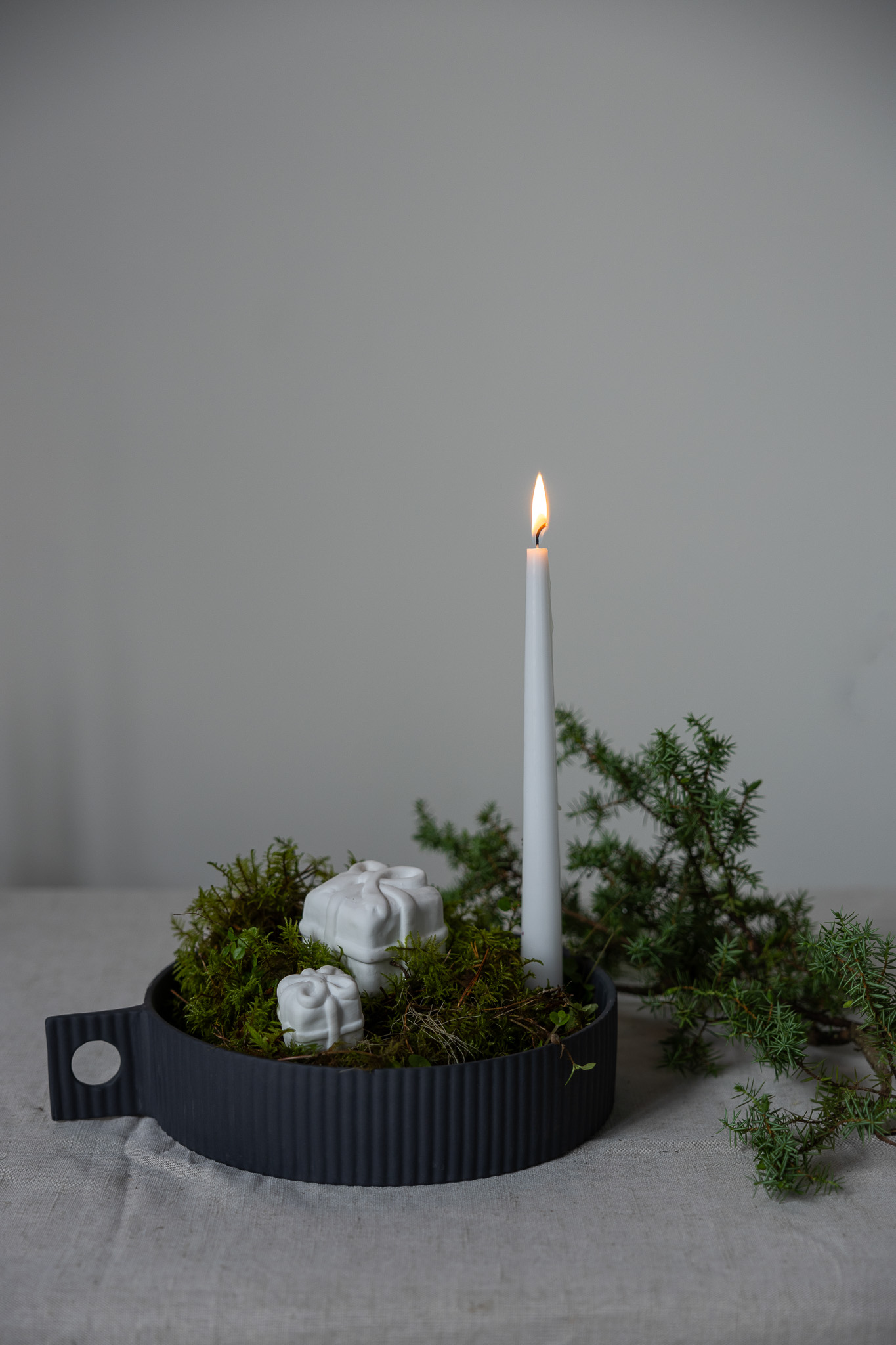 Kramsta - Package - Christmas gift - Decoration - Ceramic - 4x4 cm - 9
