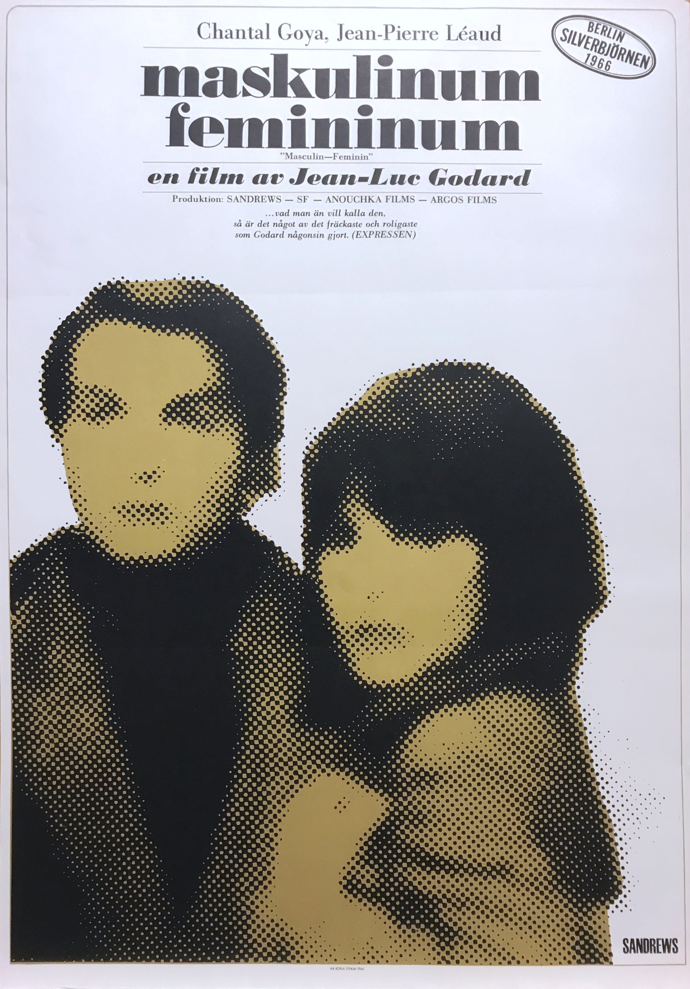 MASCULIN FEMININ (1966) - 2