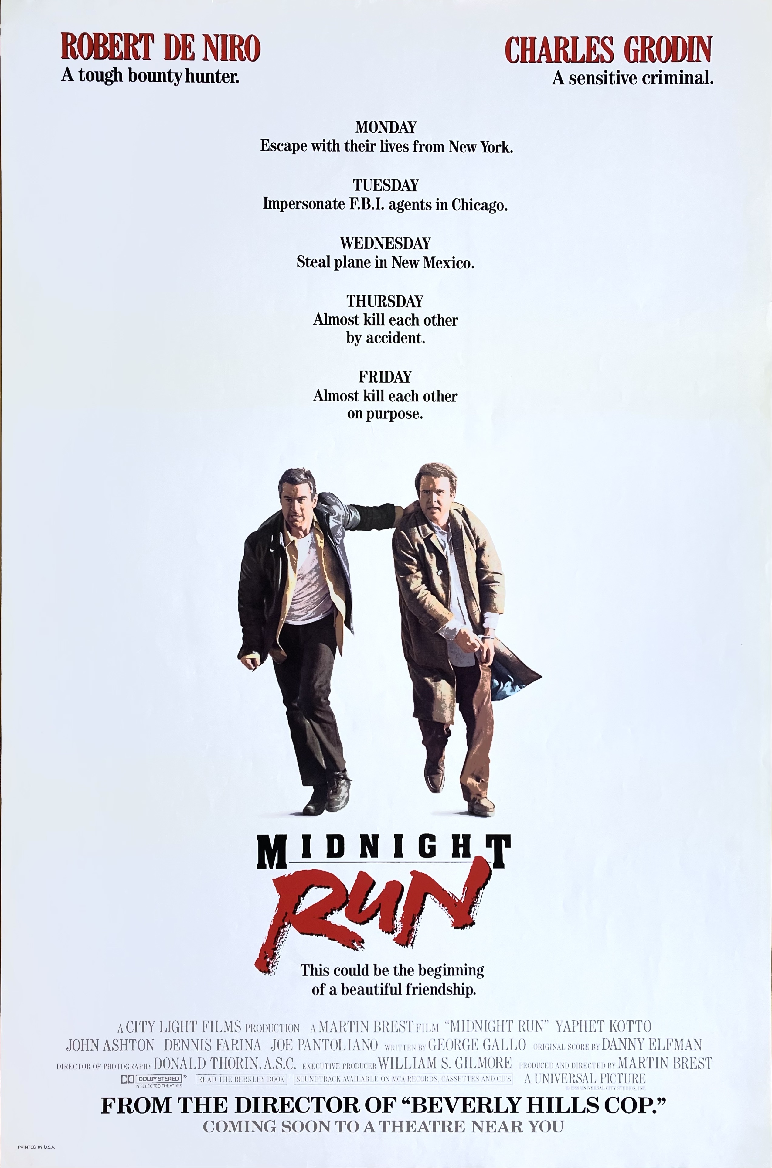 MIDNIGHT RUN (1988) Advance
