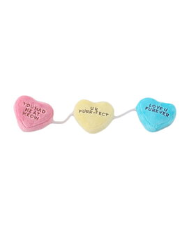 FuzzYard Kattleksak Candy Hearts 3 On A String 