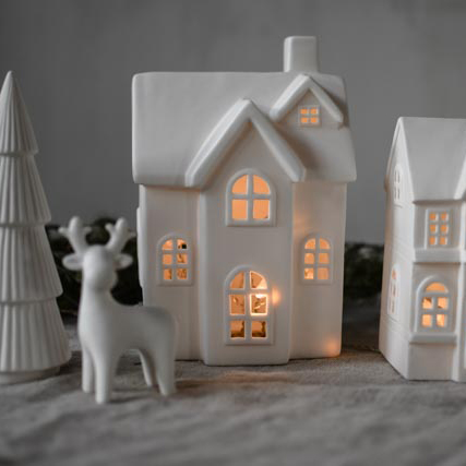 Byn - Huslykta - Lykta hus - Vit - Nr. 7 - Large - 3