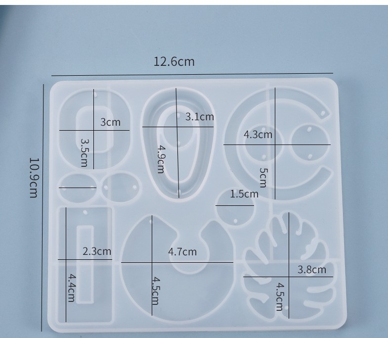Silicone Resin Mold   12 different shapes - 3
