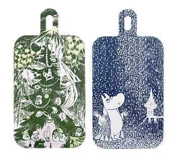 Moomin Cutting/Serving Board - First Snow