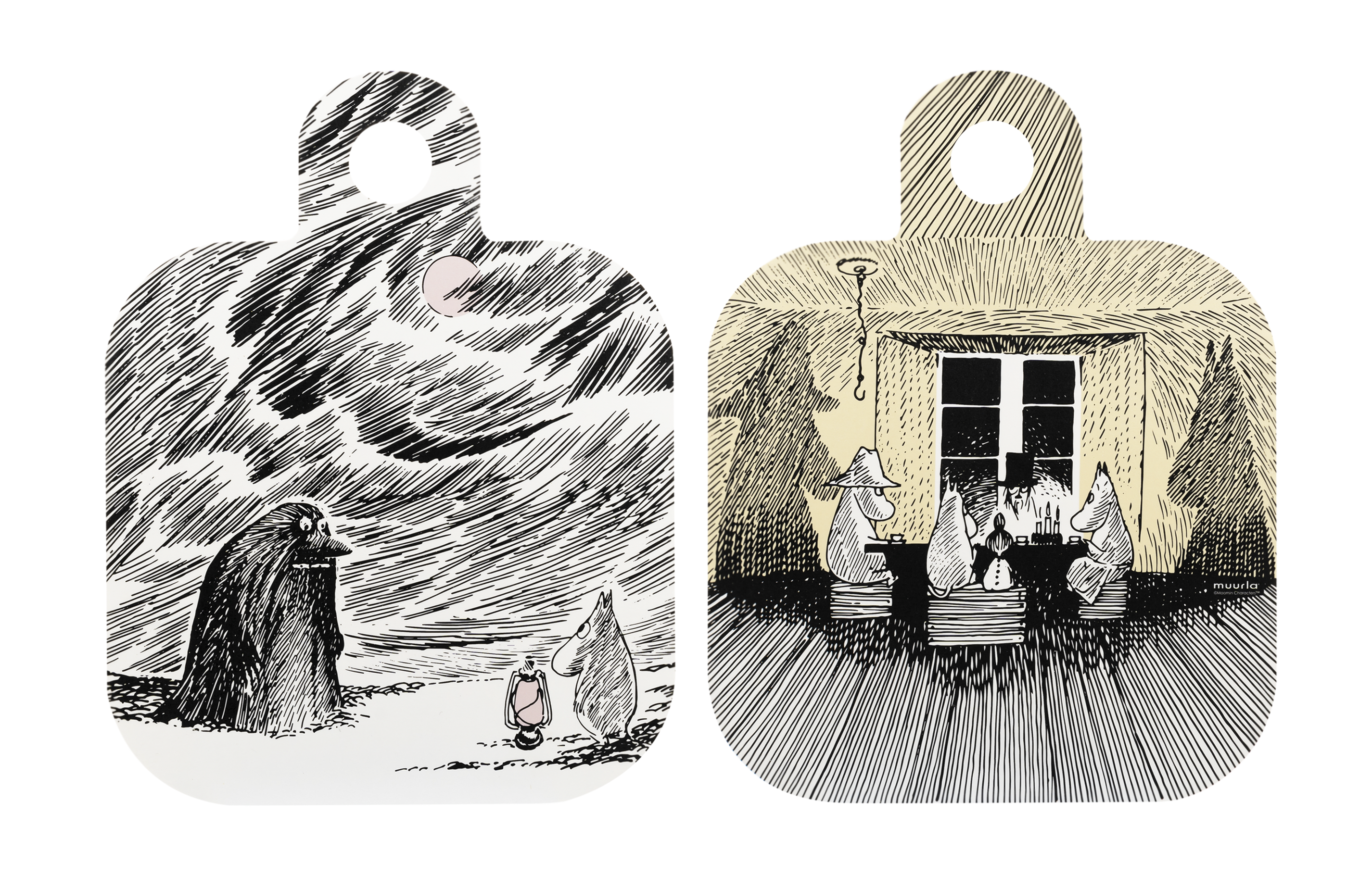 Moomin Cutting/Serving Board - Shadows