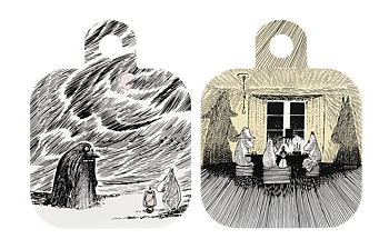 Moomin Cutting/Serving Board - Shadows