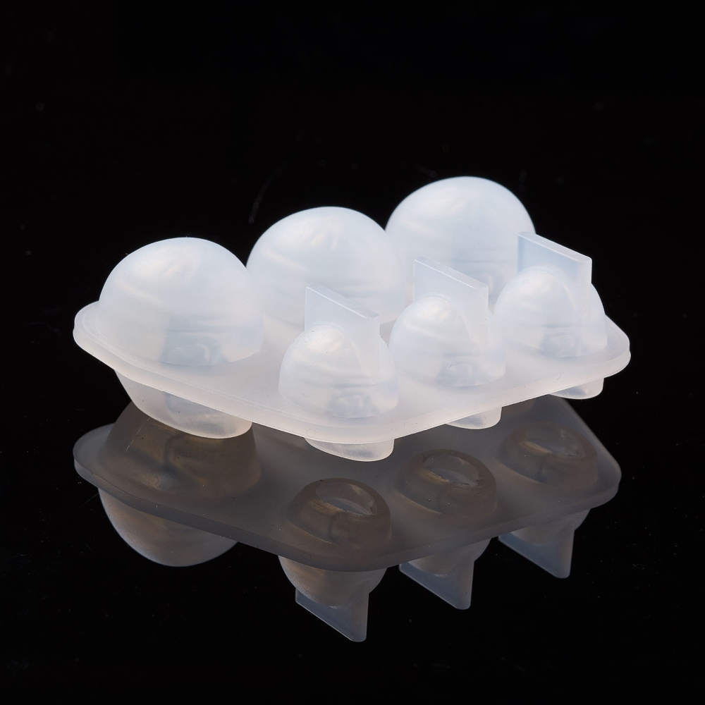 Silicone Resin Mold  skull, 2 sizes