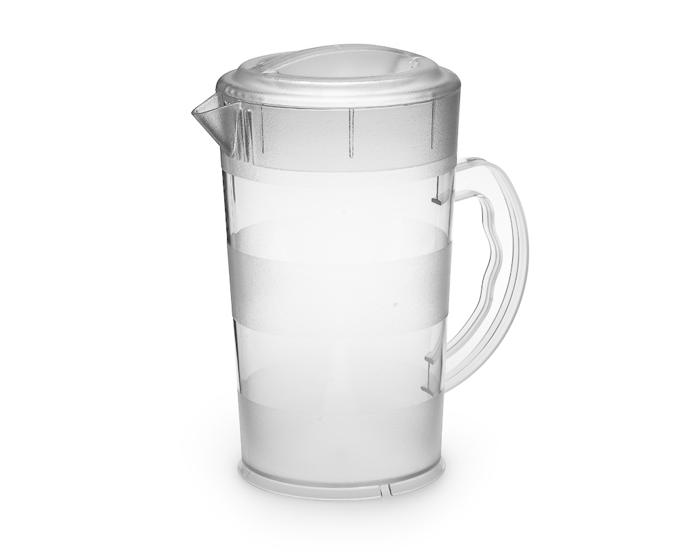 Plastic jug with lid 1.9 liters