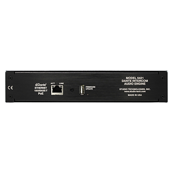 Studio Technologies - Model 5421 Dante Intercom Audio Engine