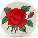 エステリ・トムラ  Botanicaシリーズ バカラローズ   陶板  Wall Plaque  1981年   13cm (3)