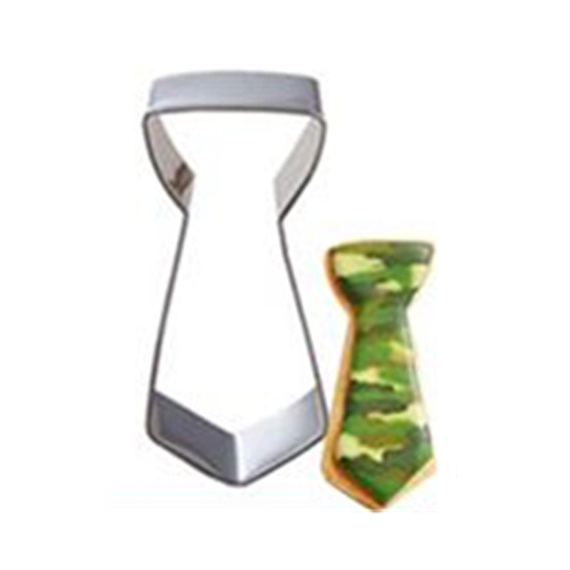 Cookie cutter, stainless steel-  Tie