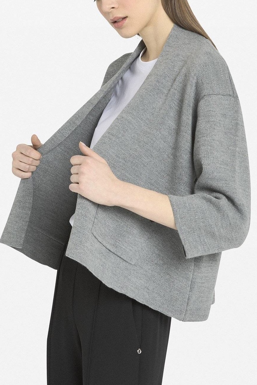 OttodÁme - Mini Cardigan Grey Melange - 3