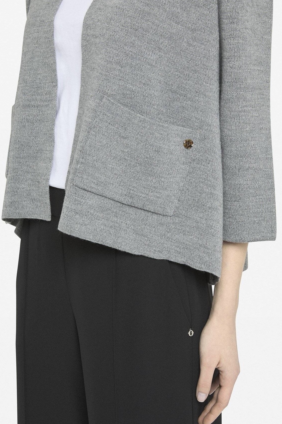 OttodÁme - Mini Cardigan Grey Melange - 4