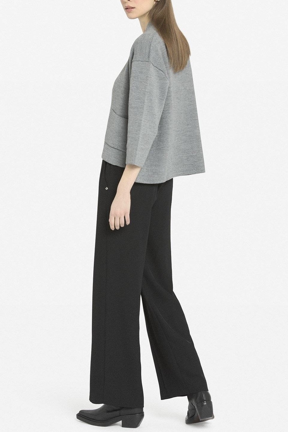 OttodÁme - Mini Cardigan Grey Melange - 2
