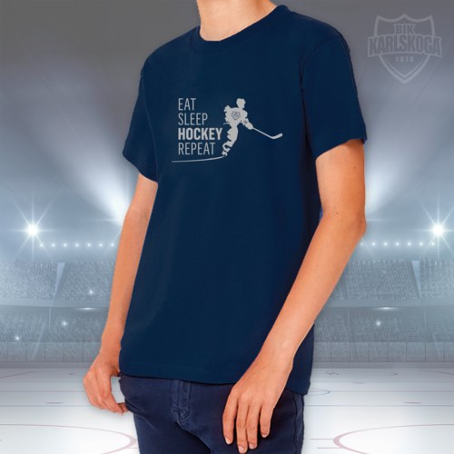 T-shirt - Eat, sleep, hockey, repeat - Dam/herr/junior - 3