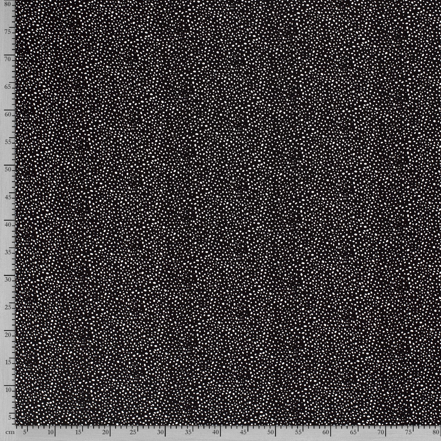 CREPE VISCOSE -  SPOTS BLACK - 3