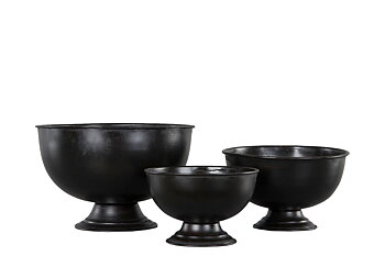Skål Lycka Svart 3-pack – A Lot Decoration