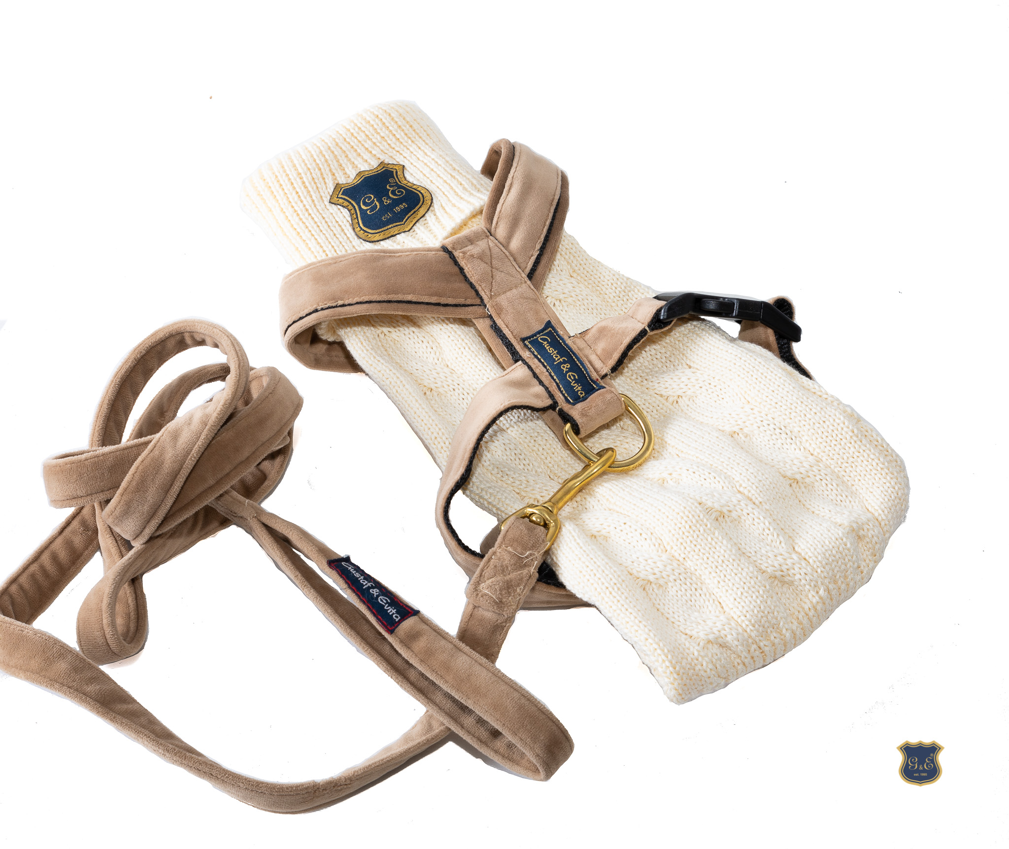 Gustaf & Evita Hundsele Pro Sammet Mocca - 3