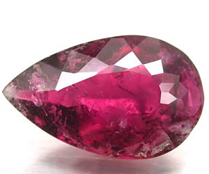Piedra preciosa de rubelita genuina muy rara grande de 3.11 ct