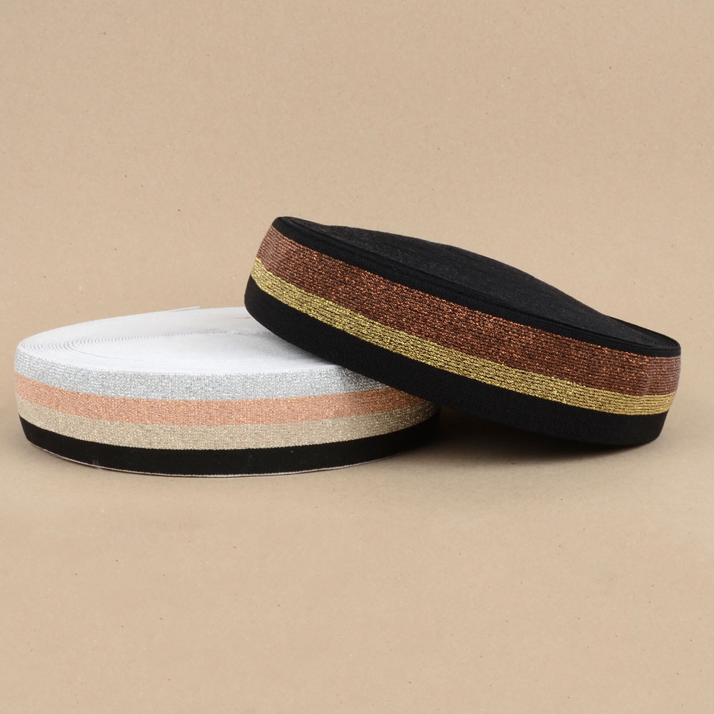 ELASTIC - GLITTER STRIPE
