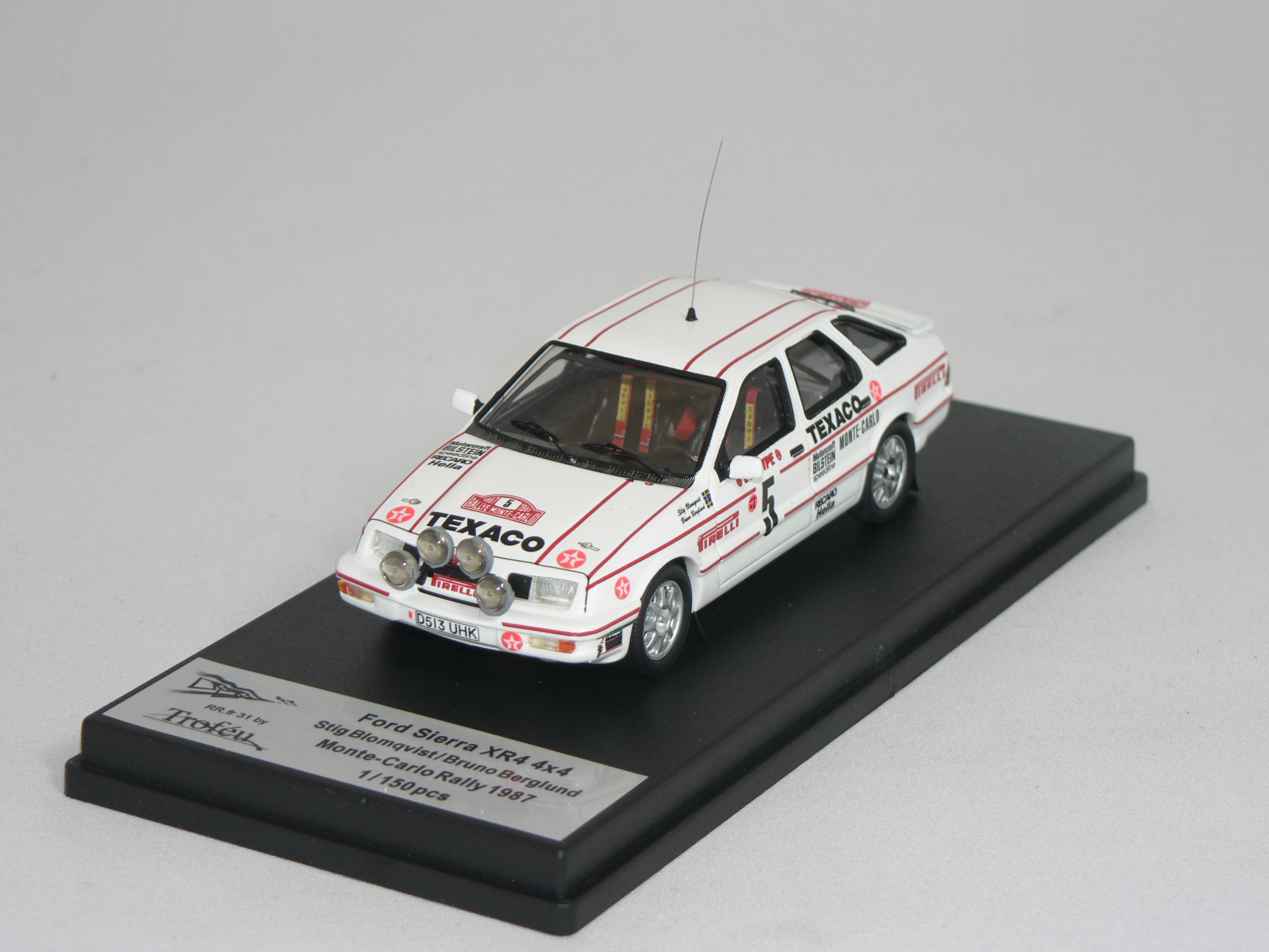 Ford Sierra XR4  4x4  #5 ( S.Blomqvist/B.Berglund  Monte-Carlo  1987 )  1:43 Trofeu