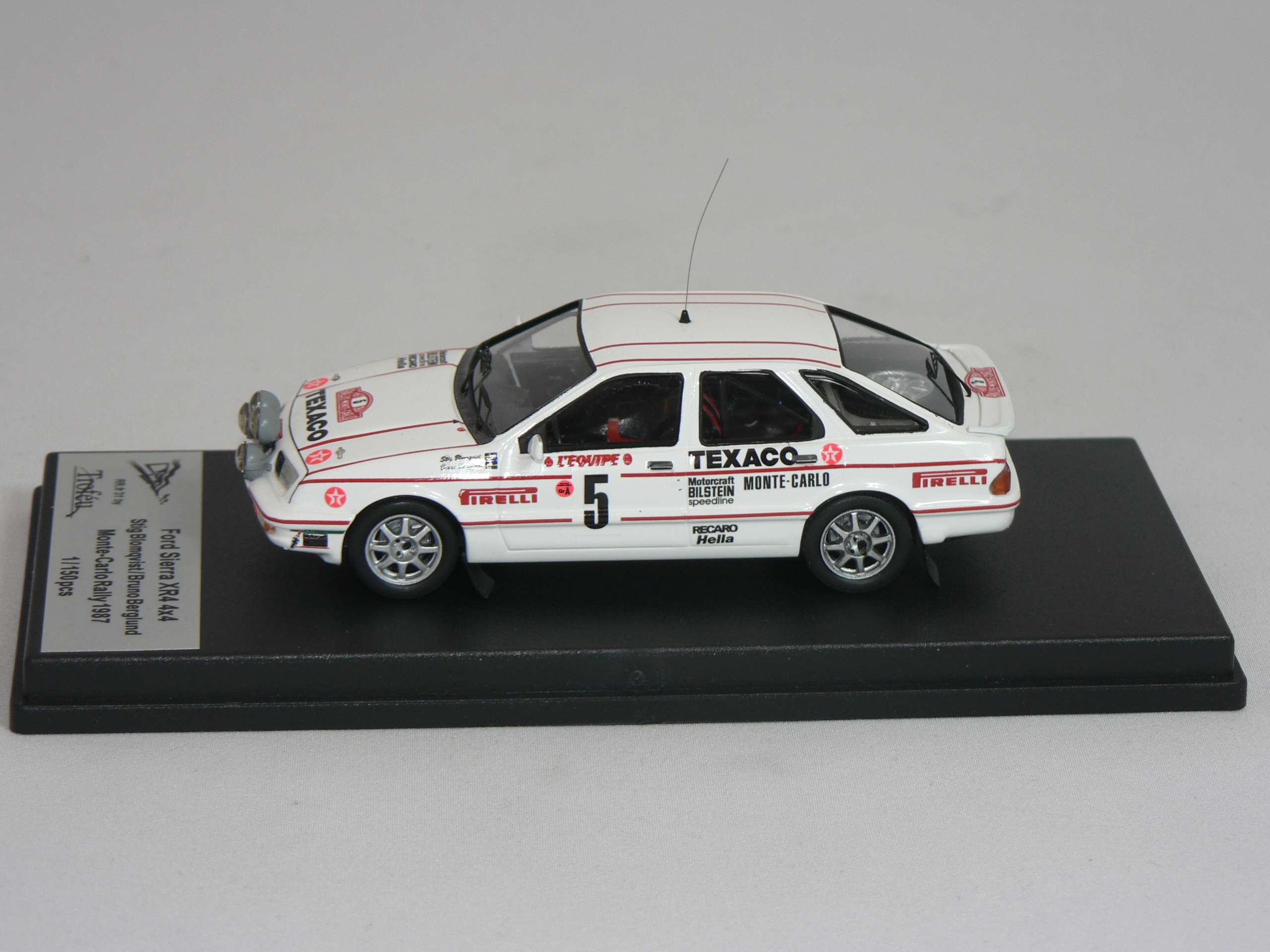 Ford Sierra XR4  4x4  #5 ( S.Blomqvist/B.Berglund  Monte-Carlo  1987 )  1:43 Trofeu - 3
