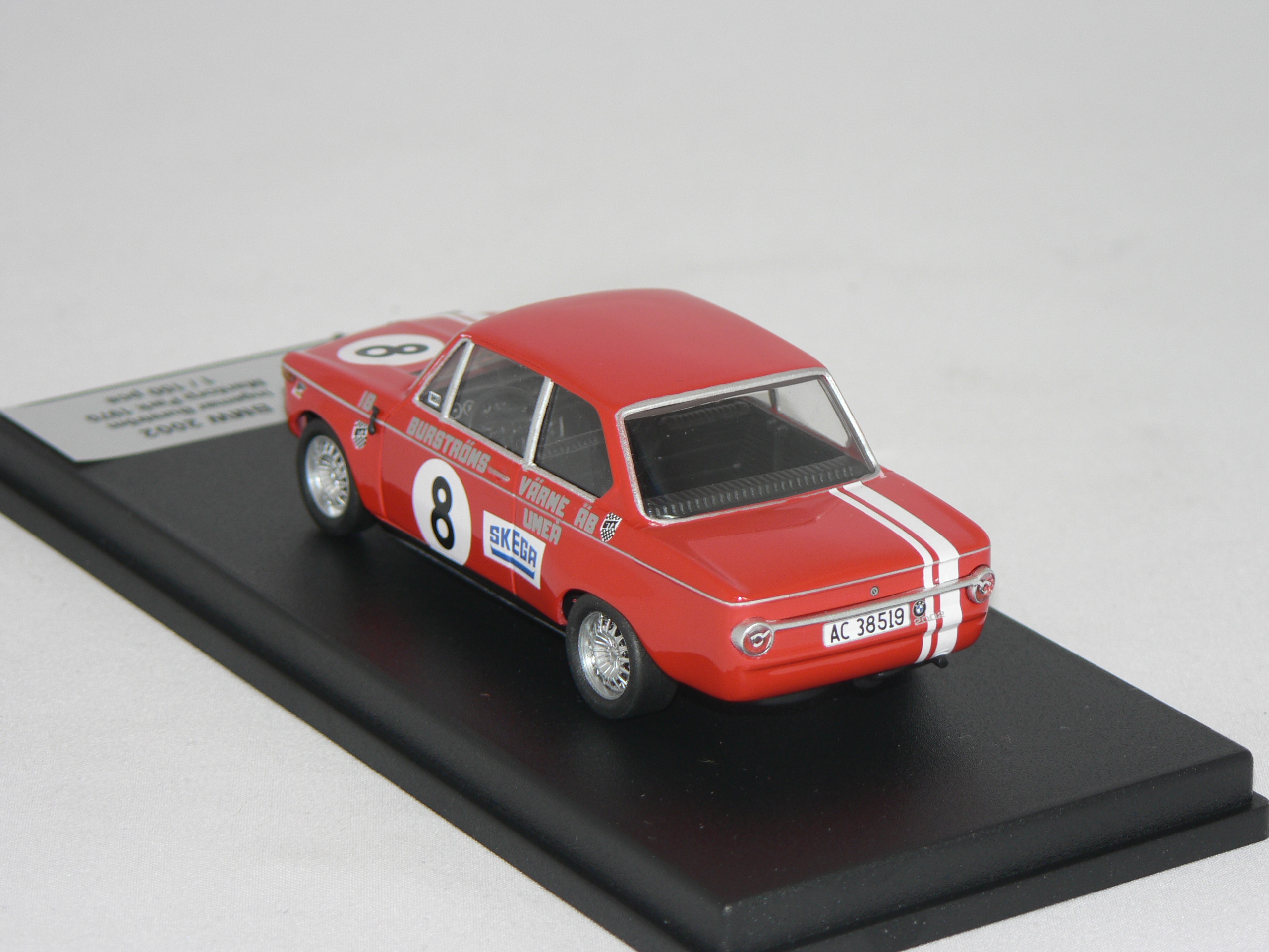 BMW  2002  #8   Mantorp Park  Ingemar Burström  1979  1:43 Trofeu - 2