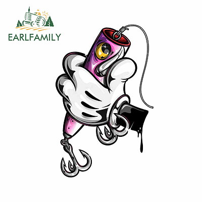 Dekal wobbler 8 (Earlfamily) 13cm