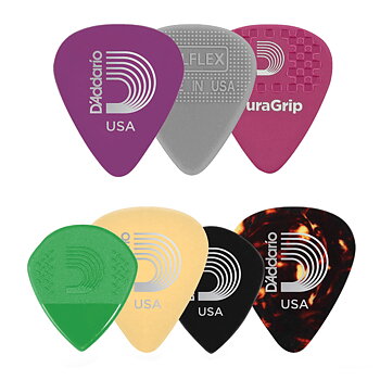 D’Addario Guitar Variety Pick 7-Pack (Heavy)
