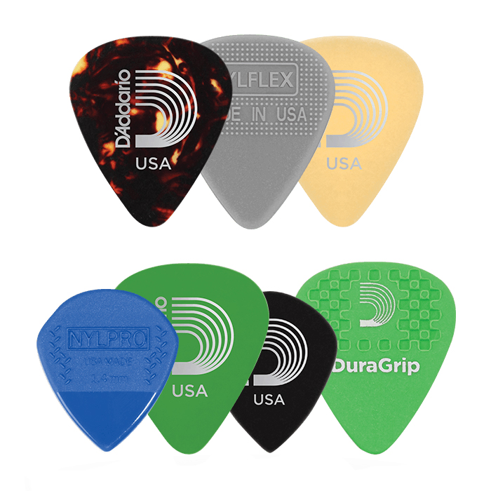 D’Addario Guitar Variety Pick 7-Pack (Medium)