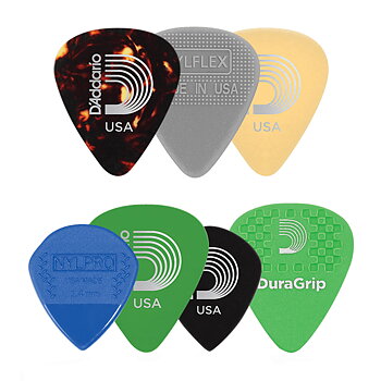 D’Addario Guitar Variety Pick 7-Pack (Medium)