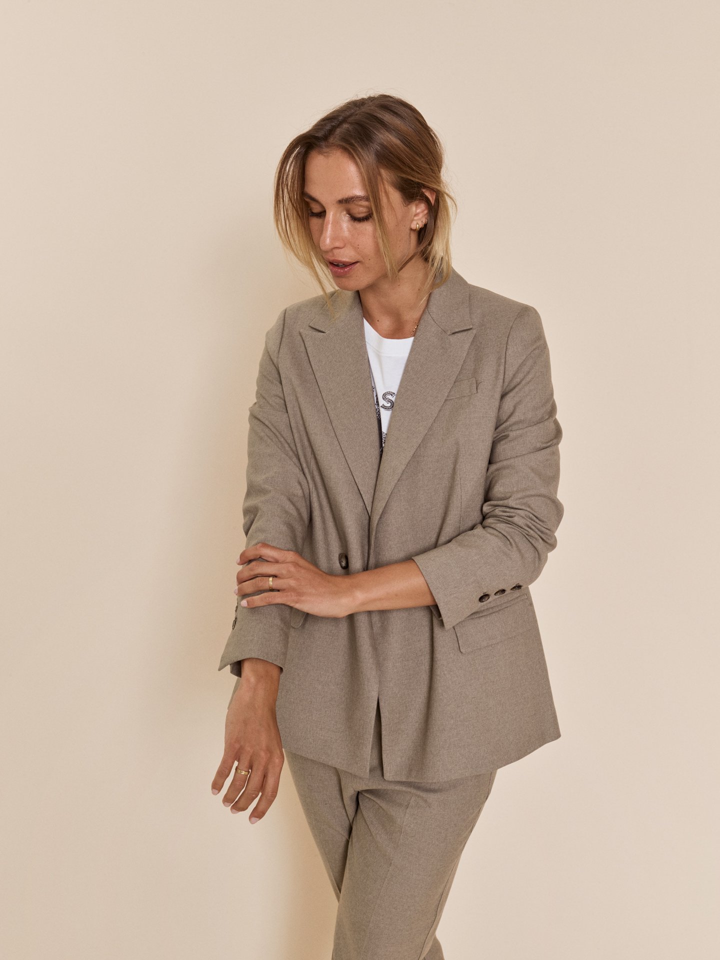 Mos Mosh Wanda twiggy melange blazer - 2