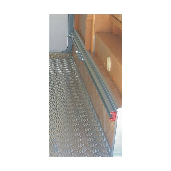 Bagageinfästning för garage, 2000x25x40 mm, 2-pack