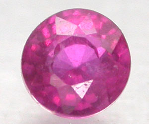 Rubí de Birmania Mogok natural genuino súper raro de 0,45 ct