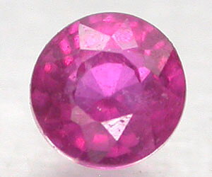 Rubí de Birmania Mogok natural genuino súper raro de 0,45 ct
