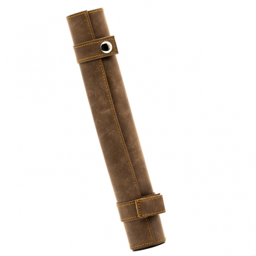 Rollable dice mat of imitation leather, Retro Brown - 7