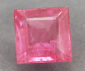 Piedra preciosa de rubí birmano genuino sin tratar extremadamente rara de 4,2 mm