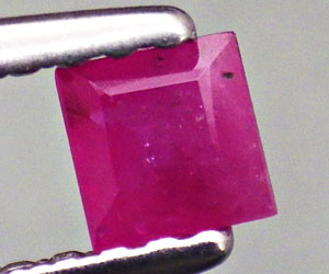 Piedra preciosa de rubí mogok natural genuina súper rara de 3,4 mm