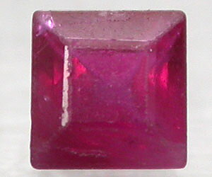 Piedra preciosa de rubí de Birmania mogok genuina súper rara de 3,2 mm