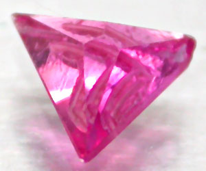 Super Rare Trilliant Genuine Natural Mogok Burma Ruby Gemstone - 2