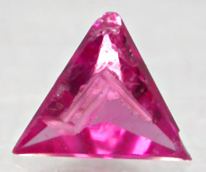 Super Rare Trilliant Genuine Natural Mogok Burma Ruby Gemstone