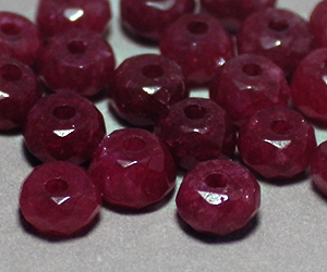Hermoso lote grande de 20 piezas de piedras preciosas de rubí naturales genuinas y finas - 2