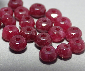 Lote de lujo de 20 piedras preciosas de rubí naturales genuinas finas redondas - 3
