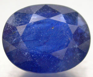 5,78 ct enorme zafiro azul natural genuino - 3