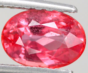 Piedra preciosa de zafiro padparadscha genuina rara de 1,00 ct - 3