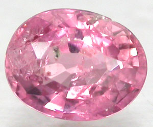 0.35 ct mycket vacker top rosa naturlig safir ädelsten