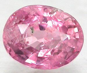 0.35 ct mycket vacker top rosa naturlig safir ädelsten