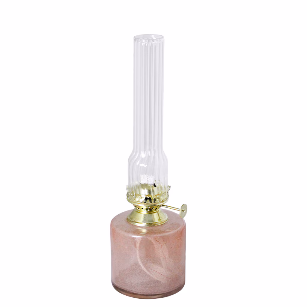 Fotogenlampa rak rosa